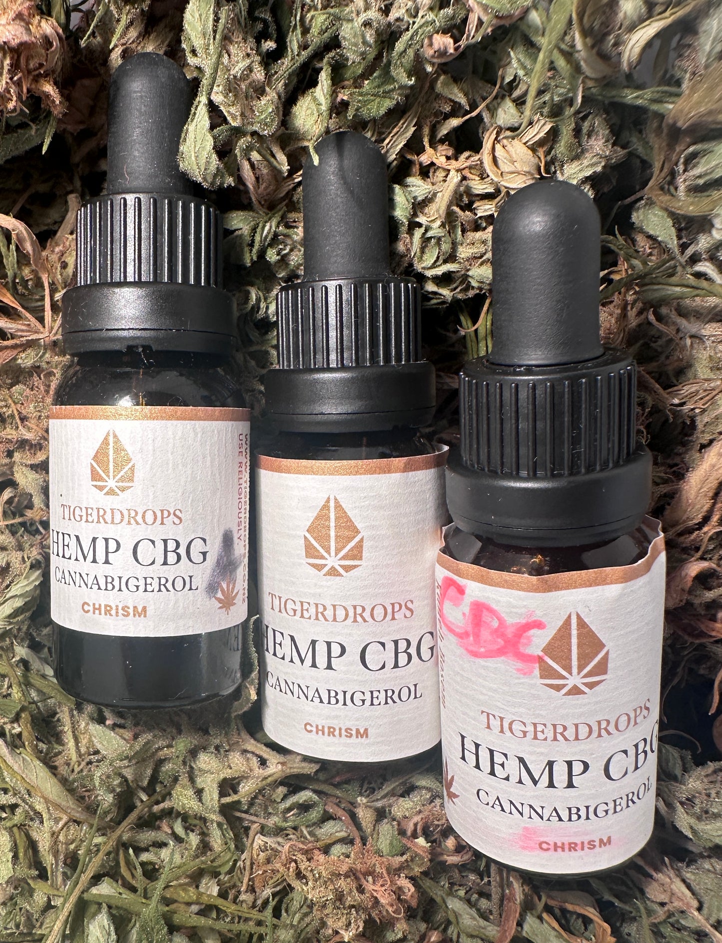 New: CBC+, CBGA+, CBG + Holy Hemp Oils (3 x 15ml)