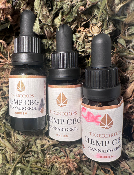 New: CBC+, CBGA+, CBG + Holy Hemp Oils (3 x 15ml)